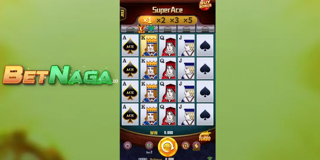 Slot Game - Super Ace স্লট খেলার টিপস - Betnaga 2 inter face super ace betnaga